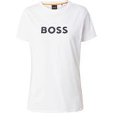 BOSS - T-shirt - Black - Korte Mouwen - Ronde Hals - Met Logo-opschrift