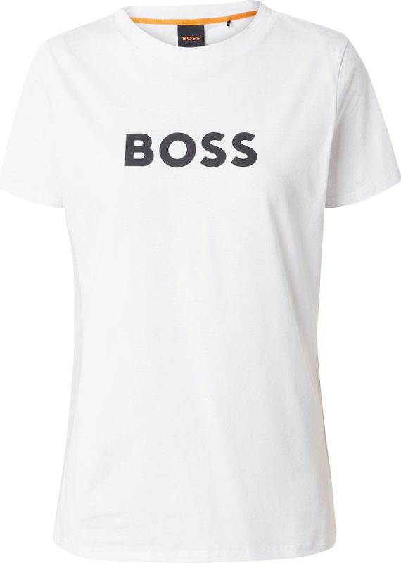 BOSS - T-shirt - Black - Korte Mouwen - Ronde Hals - Met Logo-opschrift
