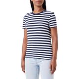 BOSS ORANGE T-Shirt "C Esla Striped", Premium Damenmode, im gestreiften Design