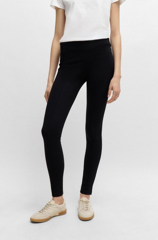 BOSS - Leggings - Zwart - Jersey - Elastische Tailleband
