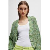 Boss Orange - Lange Top - Damesmode - Kleur: White - Materiaal: Premium