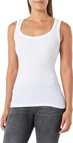 Boss Orange - Lange Top - Damesmode - Kleur: White - Materiaal: Premium