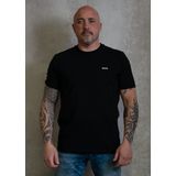 Boss - 10256064 - T-shirt - Zwart - Katoen