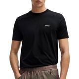 Boss - 10256064 - T-shirt - Zwart - Katoen