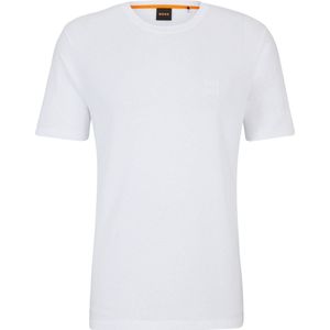 Boss Orange - T-shirt Tales - Effen Wit - Katoen - Normale Fit