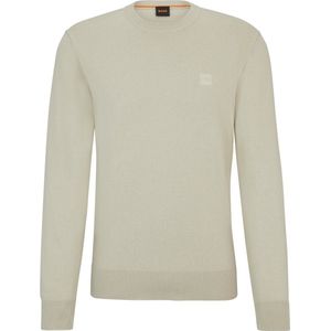 Hugo - Sweatshirt - Beige - Katoen - Ronde Hals - Lange Mouwen