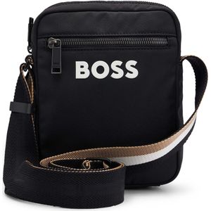 BOSS - Crossbodytas - Zwart - Gerecycled Polyester - 20,5 x 16 x 5,5 cm