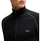 BOSS Sweatjacke »Mix&Match Jacket Z«, mit Kontrastnaht am Ärmel