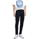 HUGO - Tapered-fit Jeans - Donkerblauw - Stretchdenim