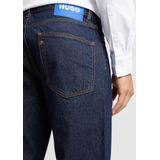 HUGO Menswear - Straight-leg Jeans - Donkerblauw - 100% Katoen