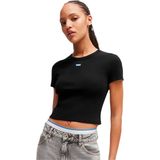 Hugo - Baby 01 T-shirt - Blauw - Katoen - Korte Mouwen