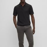 BOSS regular fit polo Prime zwart