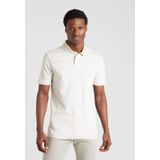 BOSS Orange Polo - Korte Mouw - Beige - 100% Katoen