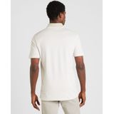 BOSS Orange Polo - Korte Mouw - Beige - 100% Katoen