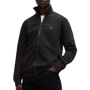 Hugo Boss Orange Zestart vest zwart 100% katoen met rits