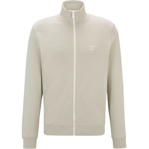 katoenen BOSS Orange vest Zestart beige