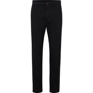 Hugo Boss - Chino Broek - Zwart - Katoen en Elastaan - Slim-Fit