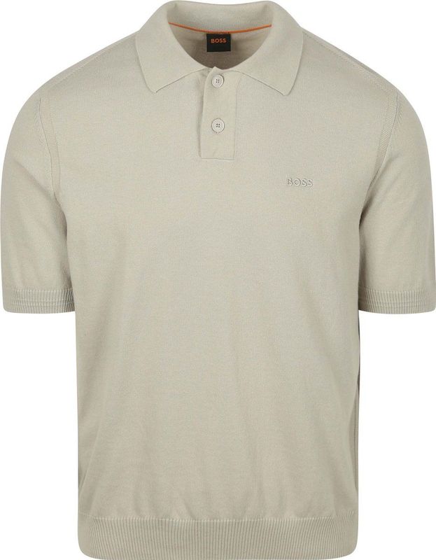 Hugo Boss Orange - Asac - Poloshirt - Beige - 100% Katoen