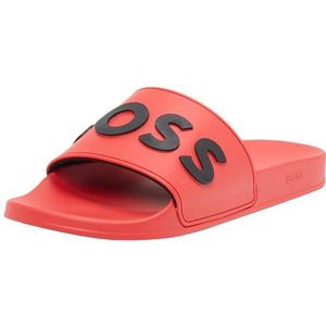 Boss, Rode Logo Sandalen Rood, Heren, Maat:40 EU