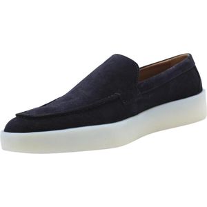 BOSS Suède Loafers Donkerblauw