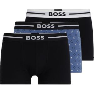 HUGO BOSS Bold trunks (3-pack), heren boxers kort, multicolor