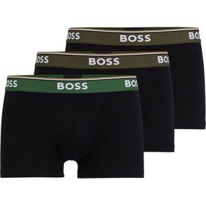 Hugo Boss, Ondergoed, Heren, Zwart, XL, Heren Boxershorts 3-Pack Zwart