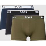 HUGO BOSS - Power - Boxershorts - Zwart - Olijfgroen - Blauw - 3-pack