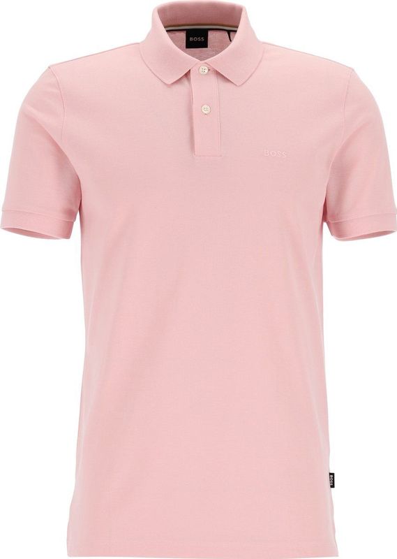 BOSS Pallas regular fit polo - pique - lichtroze