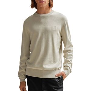 Hugo - Sweatshirt - Beige - Katoen - Ronde Hals - Lange Mouwen