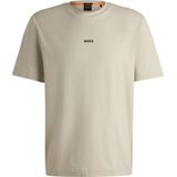 Boss - Chup - T-shirt - Zwart - Katoen - Bedrukt Logo