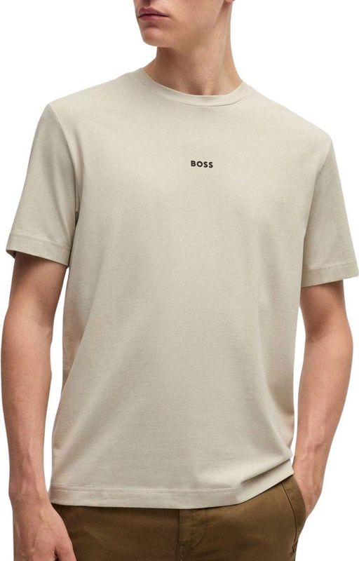 Boss - Chup T-shirt - Katoen - Zwart