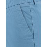 Slim-fit chino van gabardine van stretchkatoen