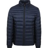 Oden1 - Gewatteerde Jas - Effen - Licht Gevoerd - Staande Kraag, Ritssluiting