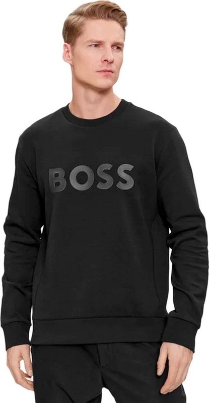 Boss - Logo Sweatshirt - Zwart - Sweater