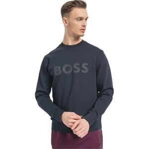 Boss Salbo 10256713 Sweatshirt Blauw Man
