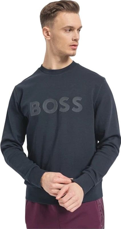Boss Salbo 10256713 Sweatshirt Blauw Man