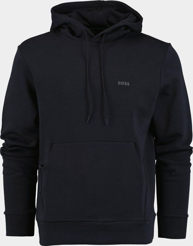 BOSS Green - 50506130 - Hoodie - Blauw - Katoen/Elastaan