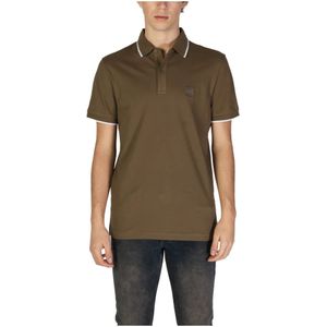 Hugo Boss - Polo Shirt - Blauw - Stretch-katoenpiqué