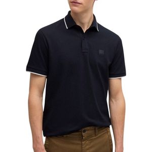 Hugo Boss - Slim Fit T-shirt - Donkerblauw - Katoenmix