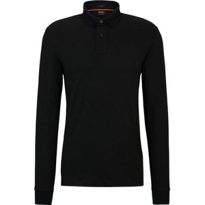 Hugo Boss - Passerby Slim Fit Polo - Lange Mouw - Katoen - Groen