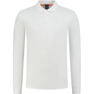 Boss Orange - Poloshirt - 100 White - Met BOSS Badge