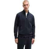BOSS Sweatshirt - Stretchkatoen - Rits en Verbogen Zakje