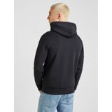 BOSS - Regular-Fit Hoodie - Zwart - Katoen - Capuchon met Rits