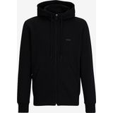 Model - Sweatvest - Black - Met Capuchon - Ritszakken