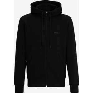 Model - Sweatvest - Black - Met Capuchon - Ritszakken