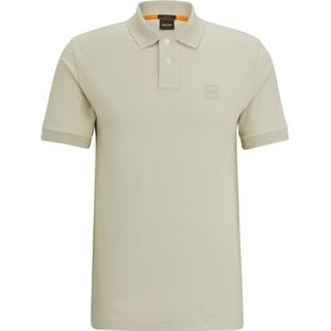 BOSS Passenger Polo - Beige - Katoen/Elastaan - Slim-Fit
