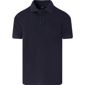 BOSS - Prime - Poloshirt - Korte Mouwen - Blauw - Katoen