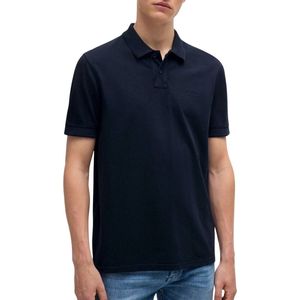 Boss - Prime - Korte Mouw Poloshirt - Blauw - Katoen