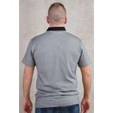 Polo van katoenpiqué met logoprint