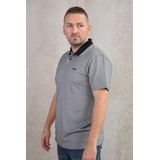 Polo van katoenpiqué met logoprint